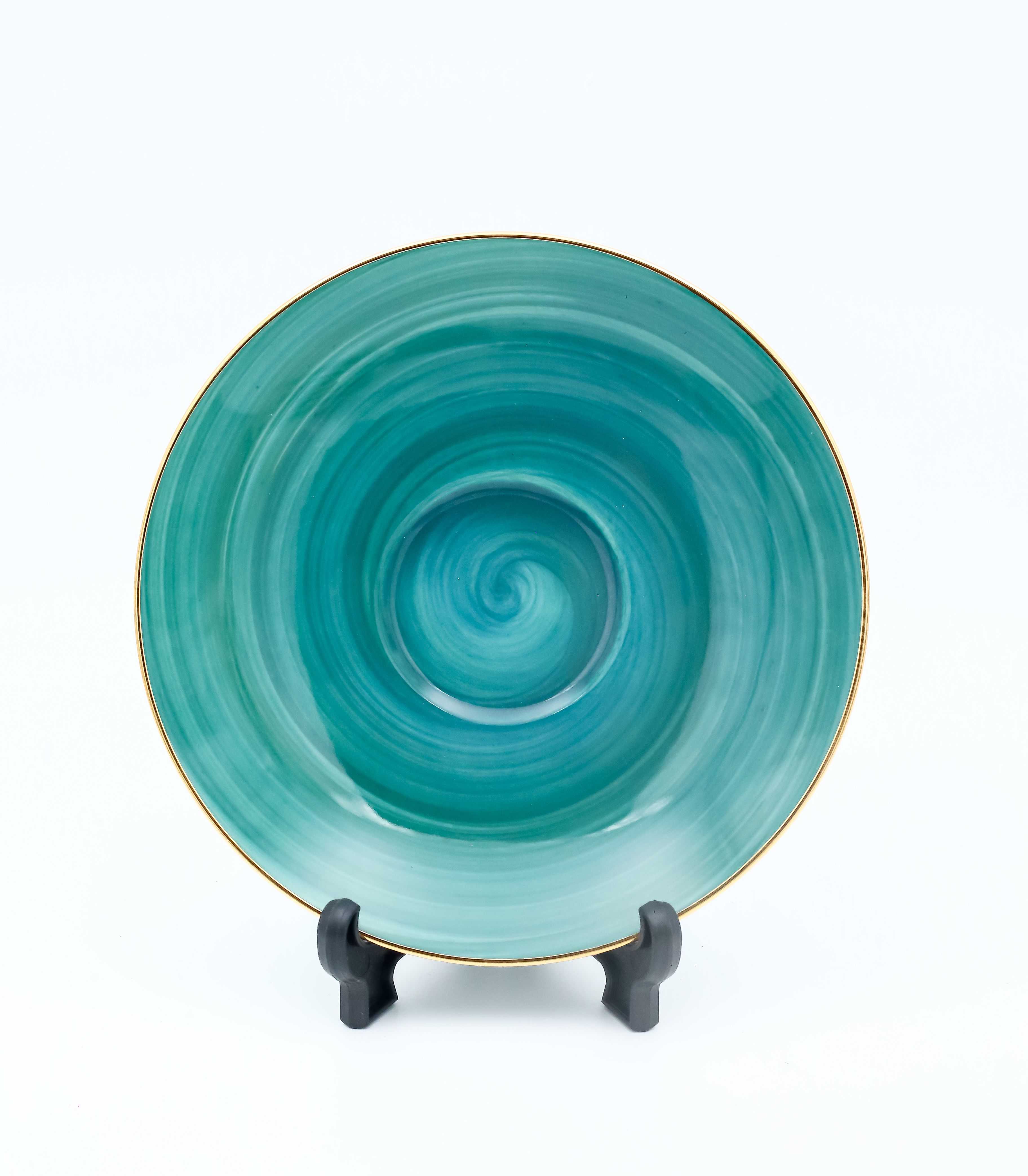 Dankotuwa | Spiral Galaxy Green Tea Cup & Saucer