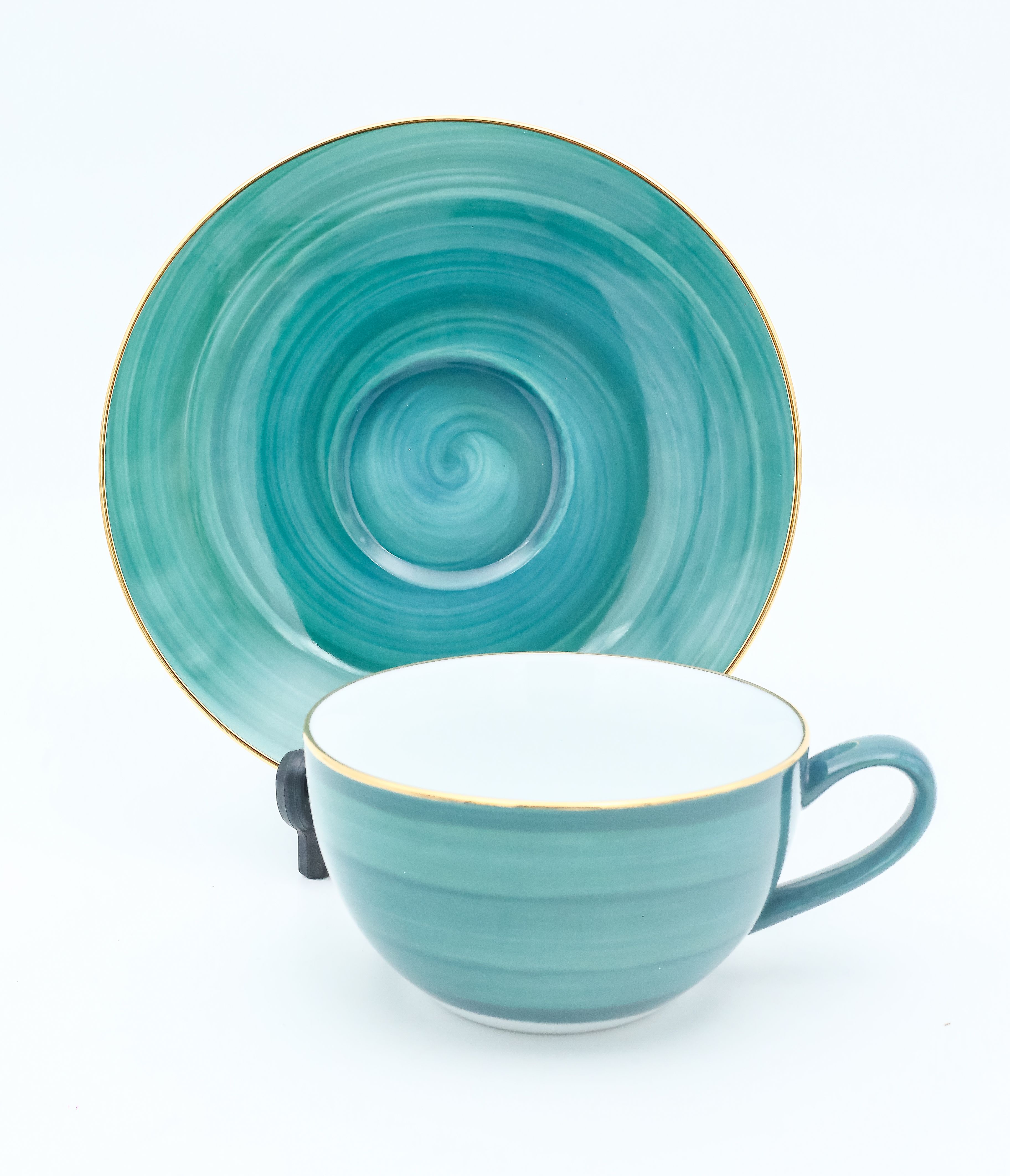 Dankotuwa | Spiral Galaxy Green Tea Cup & Saucer