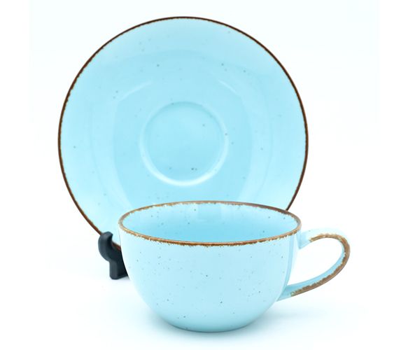 Dankotuwa | Aqua Blue Tea Cup & Saucer