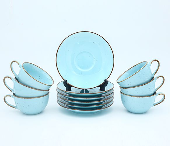 Dankotuwa | Aqua Blue 12 Pieces Tea Set