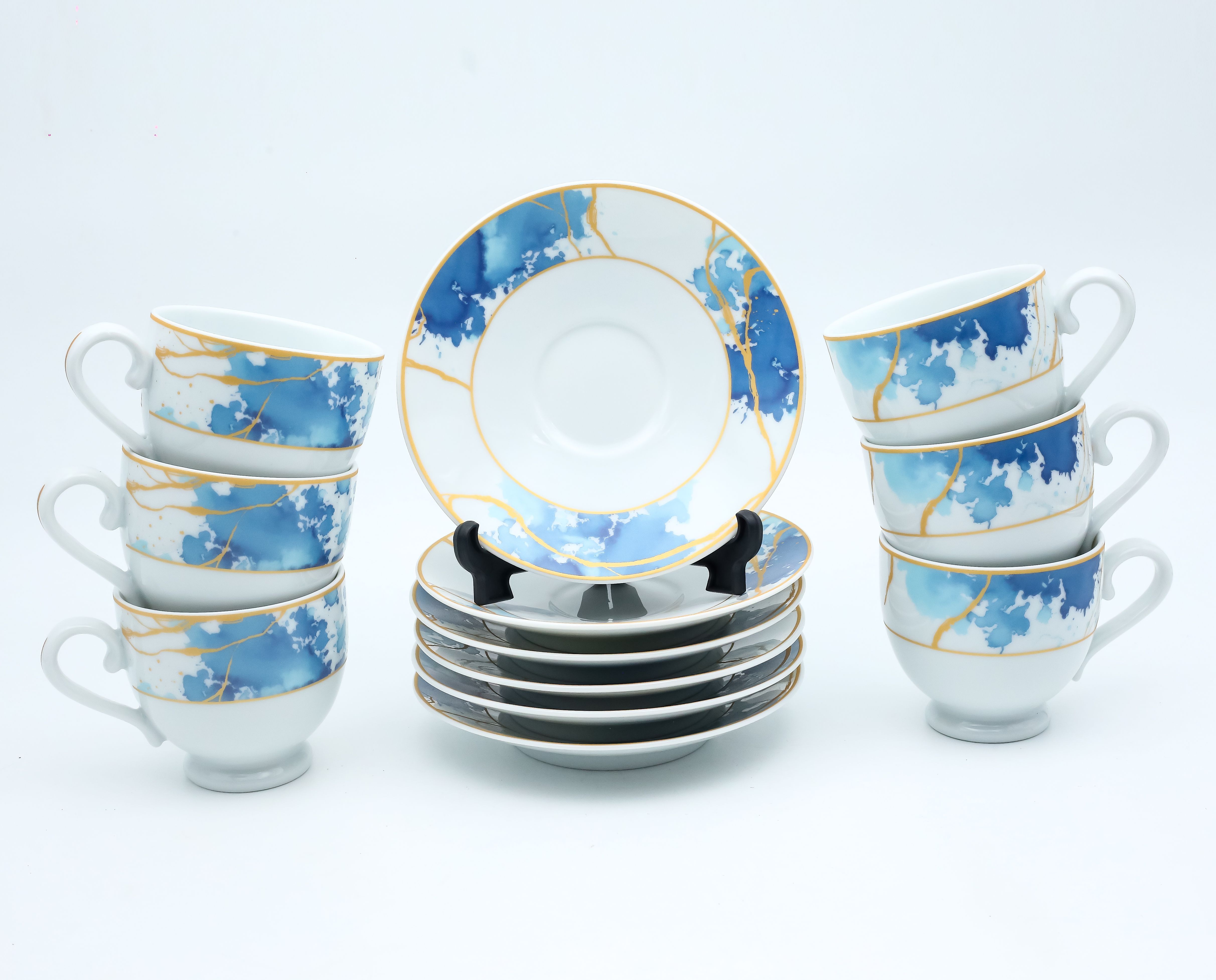 Dankotuwa | Mid Night Majesty 12 Pieces Tea Set