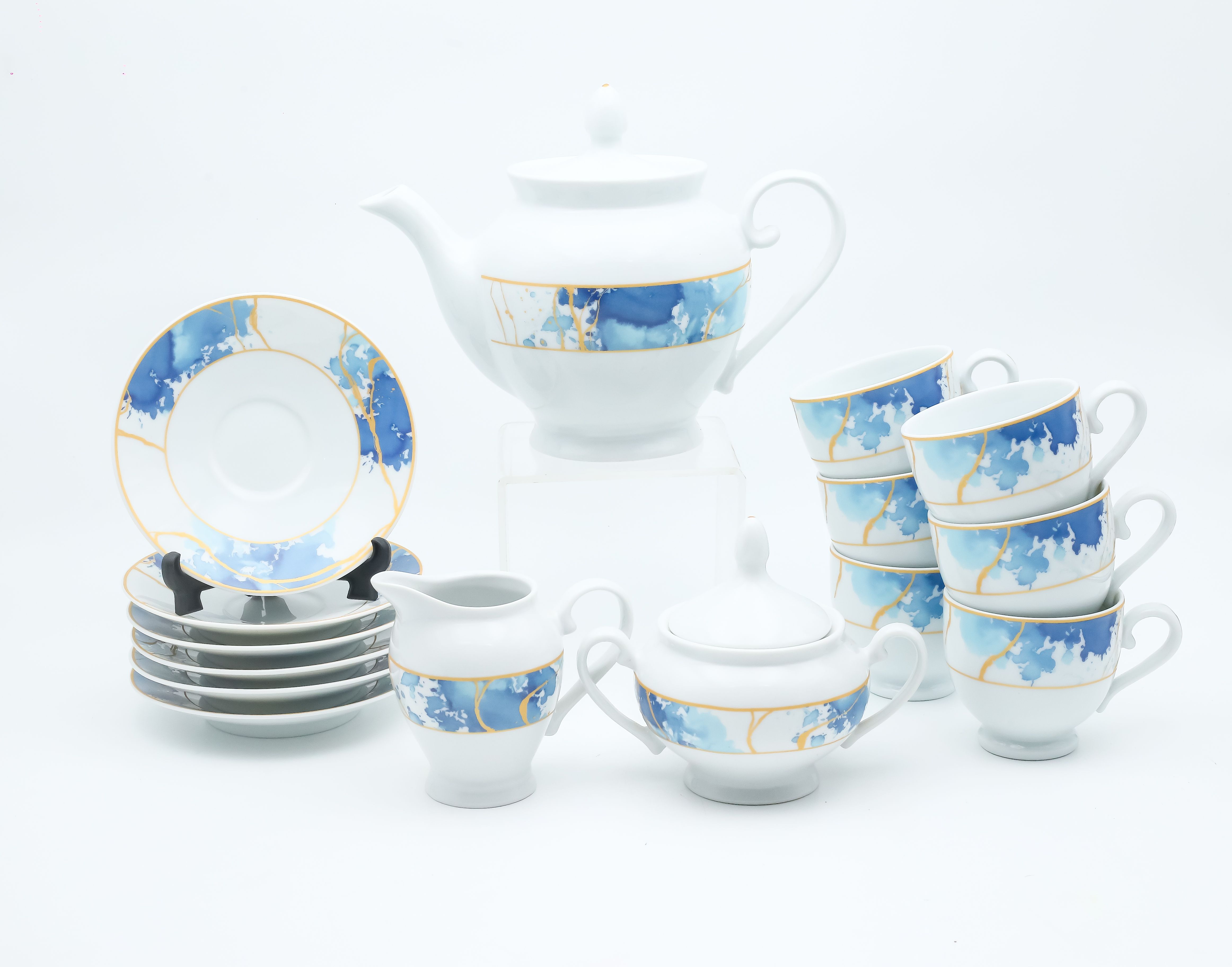 Dankotuwa | Mid Night Majesty 17 Pieces Tea Set