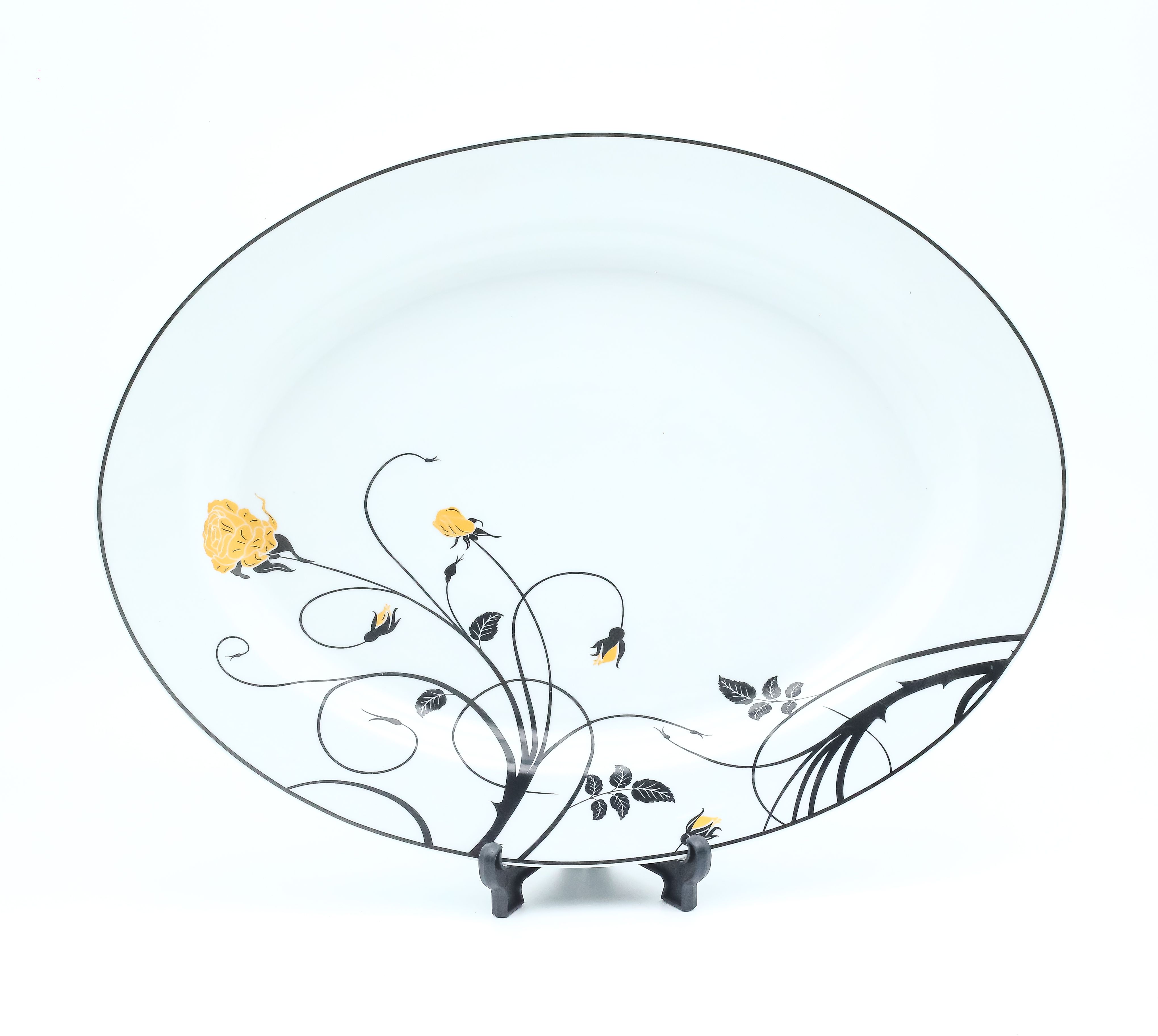 Dankotuwa | Black Rose 21 Pieces Dinner Set