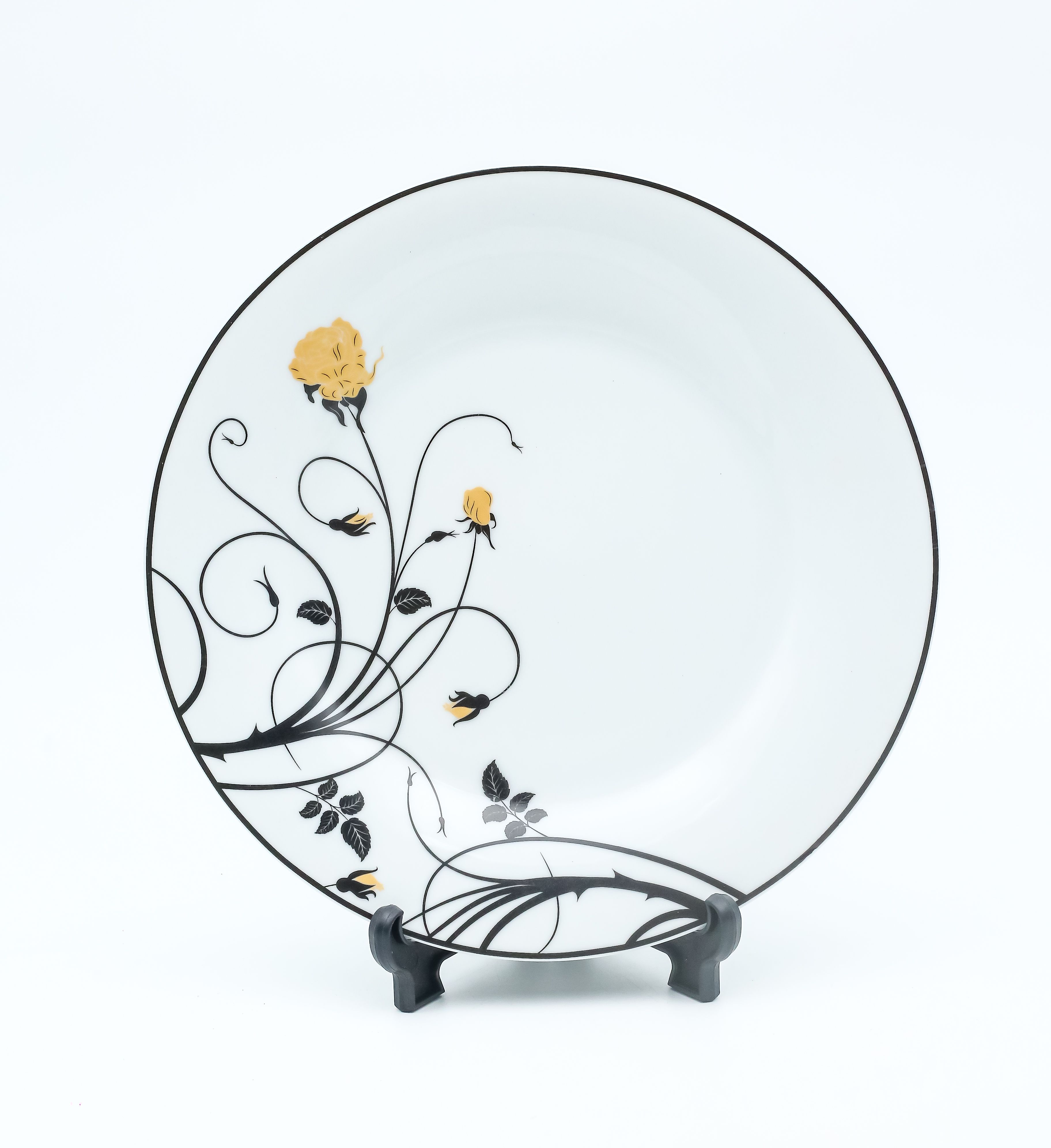 Dankotuwa | Black Rose 21 Pieces Dinner Set