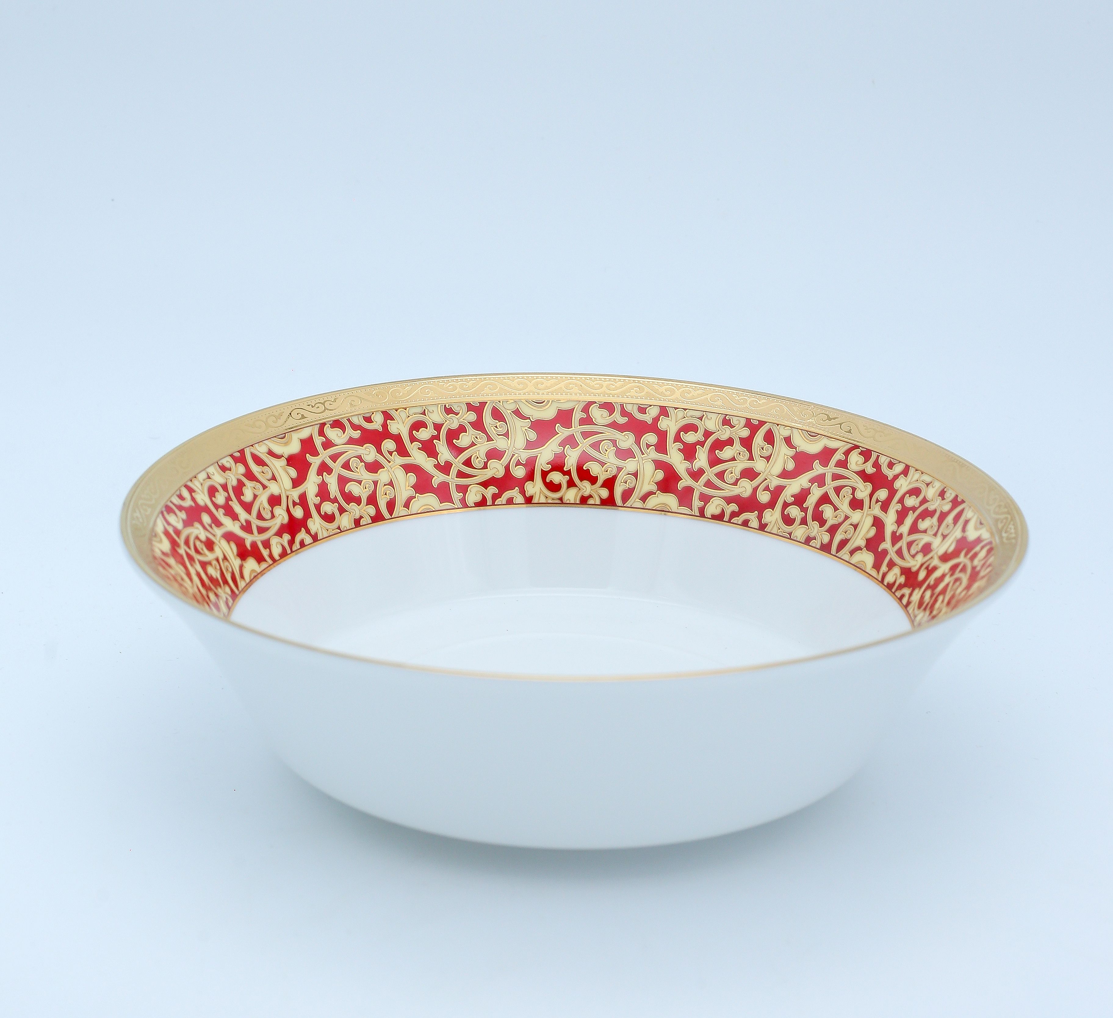 Dankotuwa | Nuptial Red Large Salad Bowl 