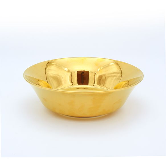 Dankotuwa | Fully Gold Large Salad Bowl