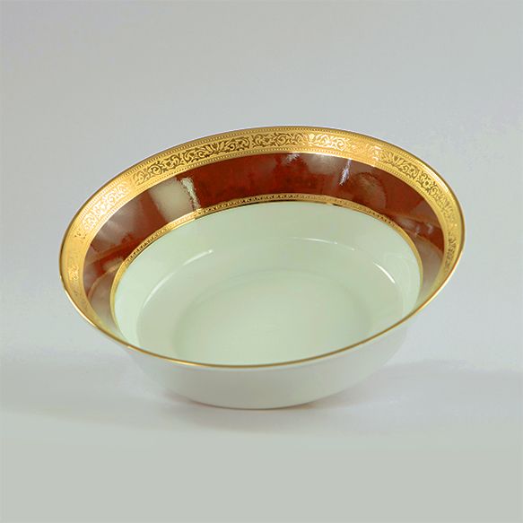 Dankotuwa | Empress Red Large Salad Bowl