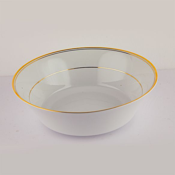 Dankotuwa | Infinity Gold Line Large Salad Bowl