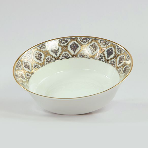 Dankotuwa | Doris Grey Large Salad Bowl