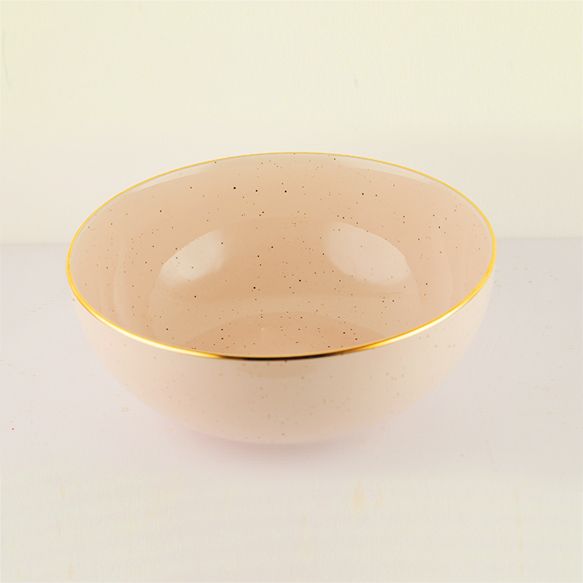 Dankotuwa | Blush Speckled Large Salad Bowl