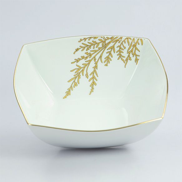 Dankotuwa | Arabella Gold Large Salad Bowl