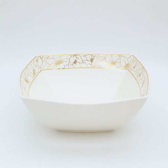 Dankotuwa | Aniella Gold Large Salad Bowl