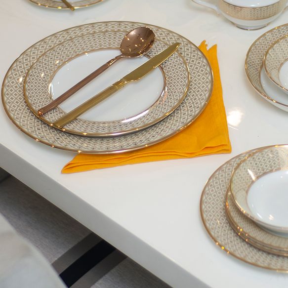 Dankotuwa | Jewel Cream 35 Pieces Dinner Set