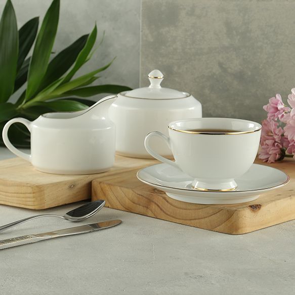 Dankotuwa | Cherry Gold 17 Pieces Tea Set