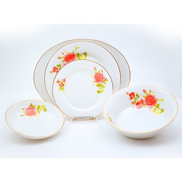 Dankotuwa | New Romantic 21 Pieces Dinner Set + 2 Kids Mugs + 2 Color Mugs
