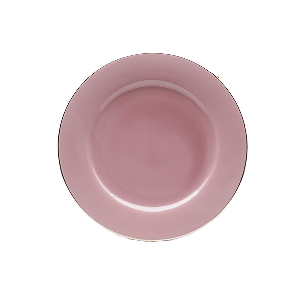 Dankotuwa | Purple With Platinum Line Dinner Plate