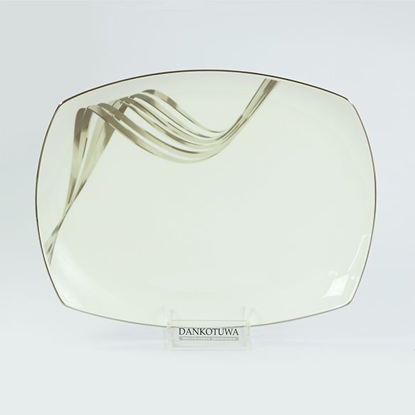 Dankotuwa | Fancy Wave Platinum 35 Pieces Dinner Set