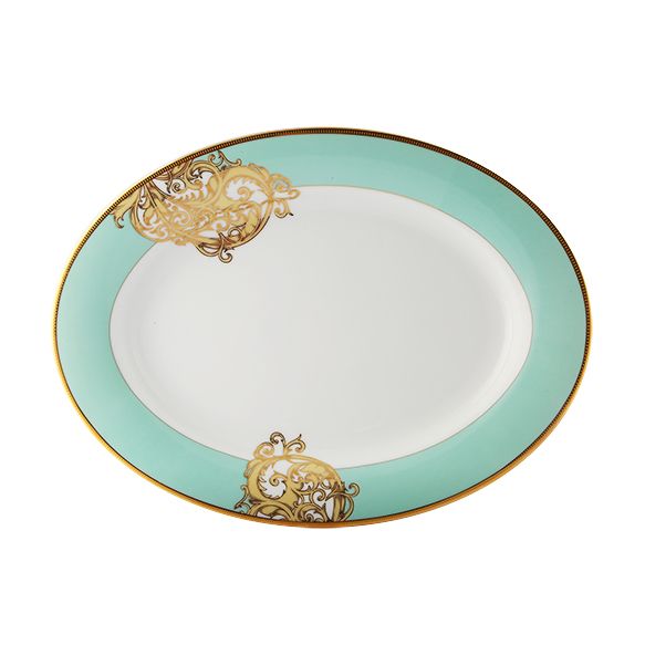 Dankotuwa | Esmeralda Green 21 Pieces Dinner Set