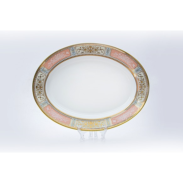 Dankotuwa | Rosemery Peach Gold Platter