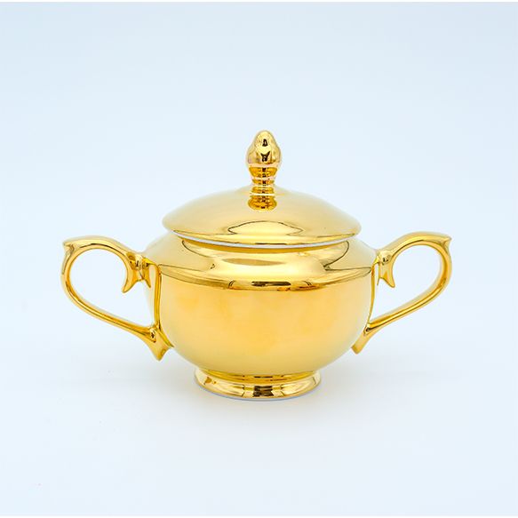 Dankotuwa | Fully Gold 17 Pieces Tea Set