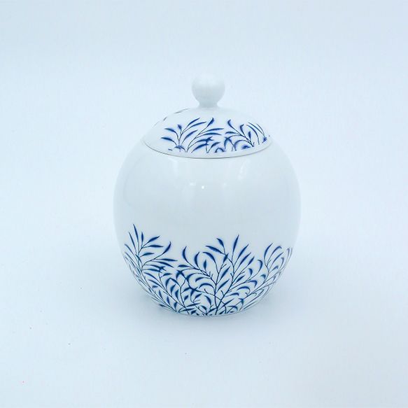 Dankotuwa | Blue Leaf Sugar Bowl