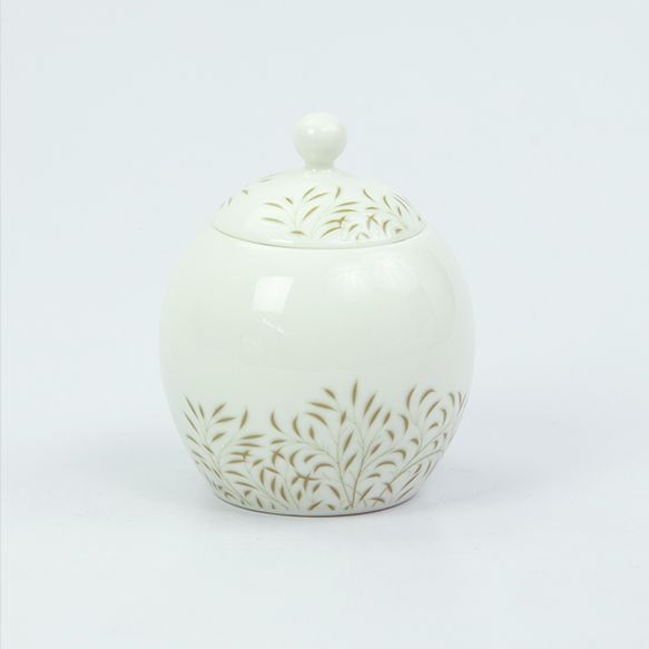 Dankotuwa | Green Leaf Sugar Bowl