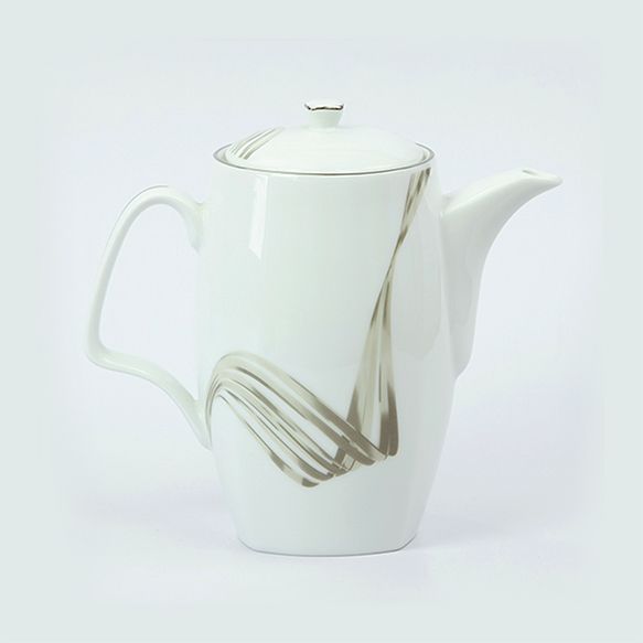 Dankotuwa | Fancy Wave Platinum Tea Pot