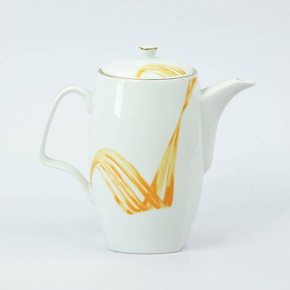 Dankotuwa | Fancy Wave Gold Tea Pot