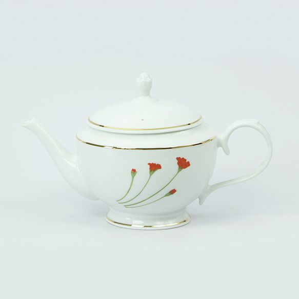 Dankotuwa | Red Flower Tea Pot