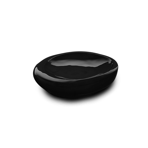 Dankotuwa | Black Glaze Presentation Salad Plate