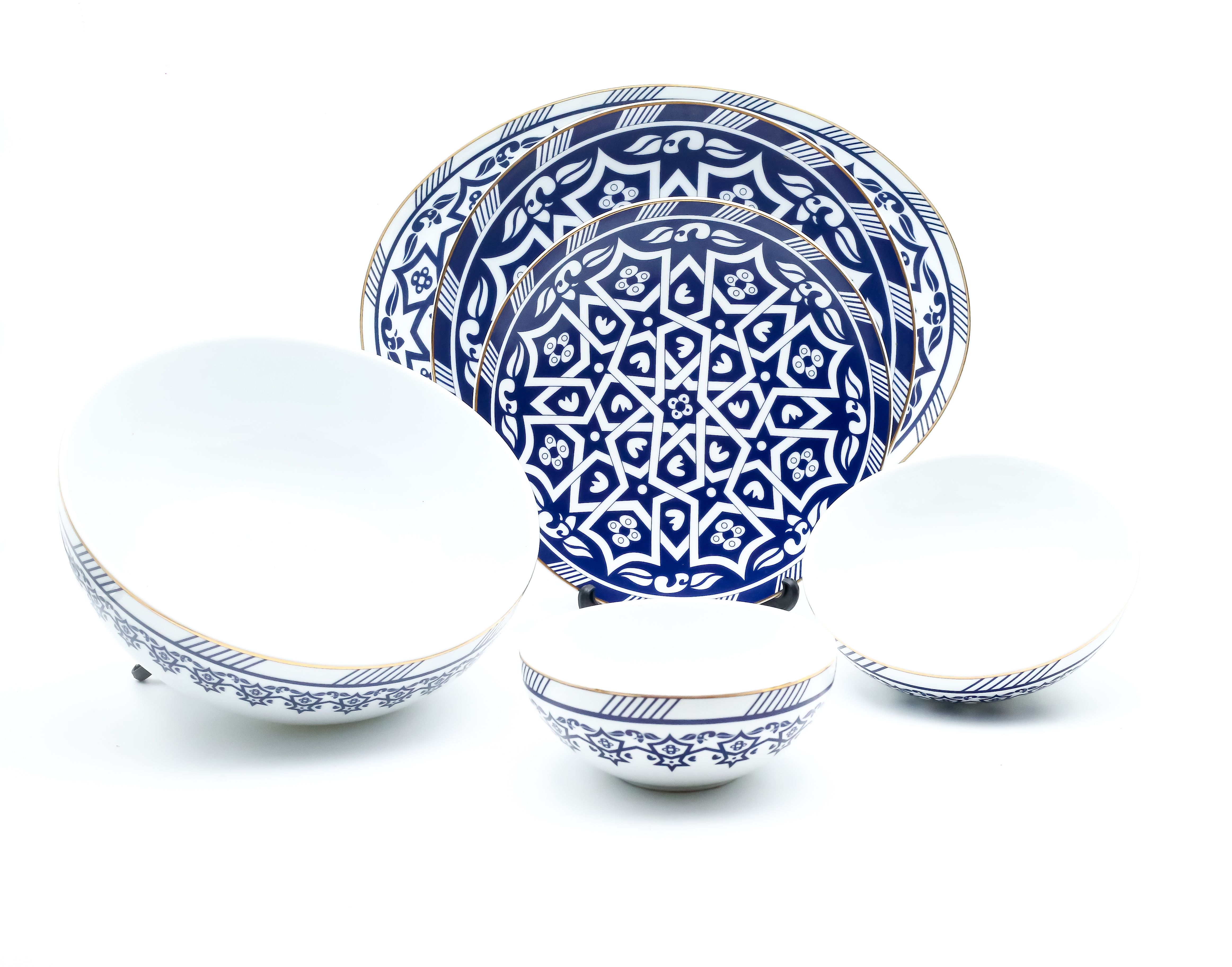 Dankotuwa | Vintage Collection 35 Pieces Dinner Set + Hubby & Wifey Mug Set