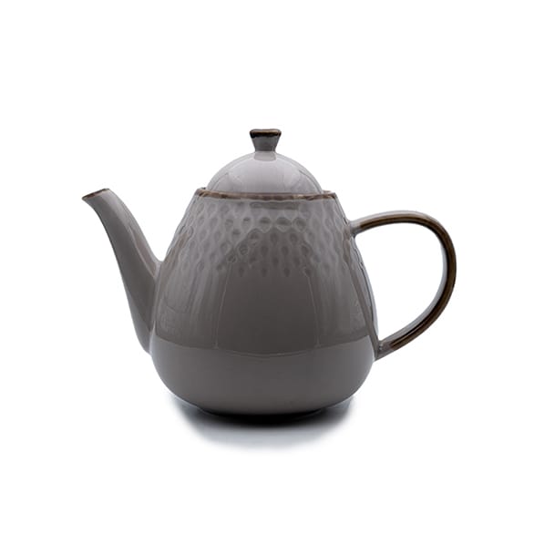 Dankotuwa | Water Drop Light Gray With Iron Edge Tea Pot