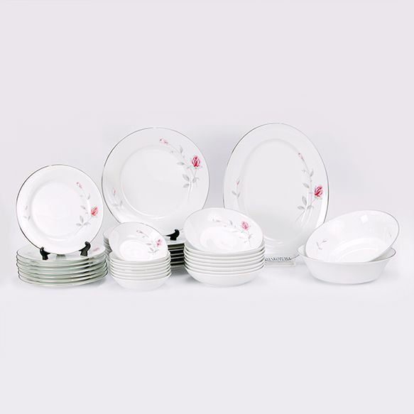 Dankotuwa | Lasting Rose 35 Pieces Dinner Set