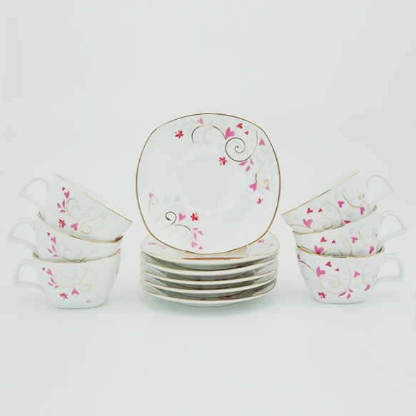 Dankotuwa | Me Romance 12 Pieces Tea Set