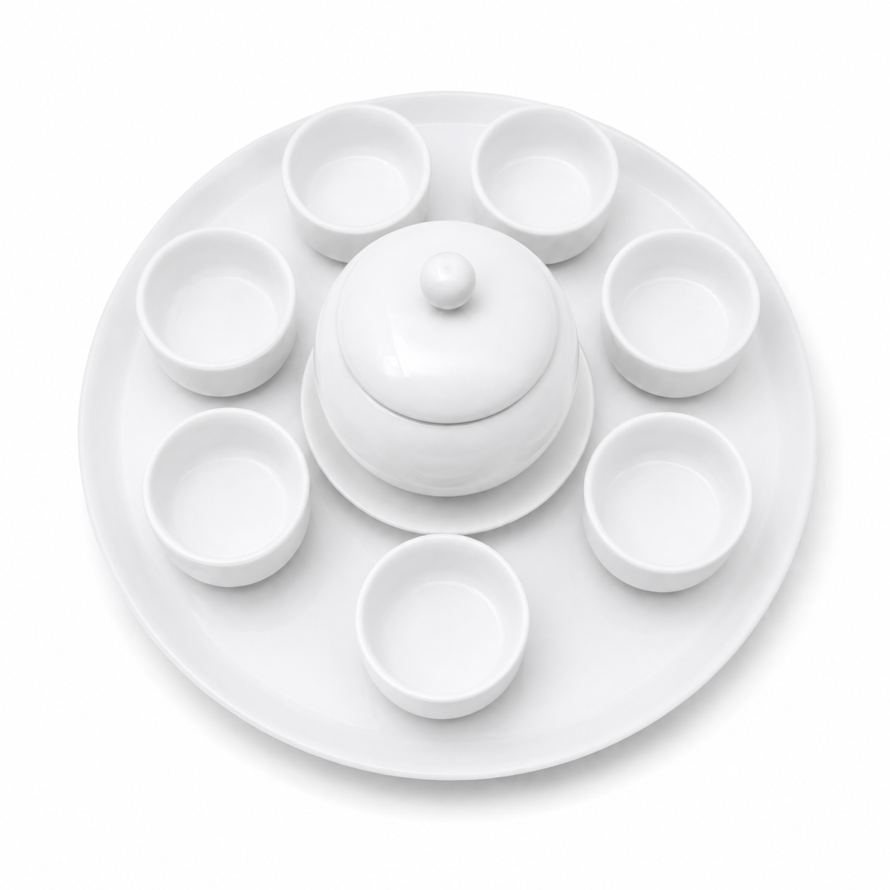 Dankotuwa | White Buddha Puja 10 Pcs Set